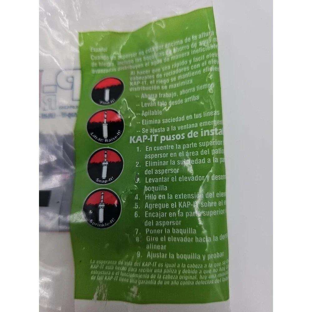 KAP-IT Pop-up reclaimed riser extension from the top of sprinkler 1-1/2 ( 2PK)